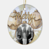 Fijne vakantie keramisch ornament (Links)