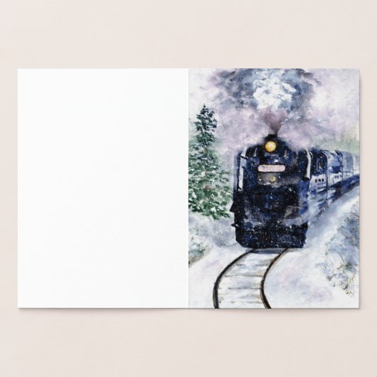 Fijne vakantie Northern Express Folie Kaarten (Binnen)