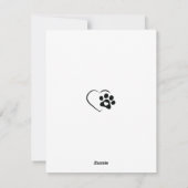 Fijne vakantie Schattigee Duitse herdershond Feestdagenkaart (Achterkant)