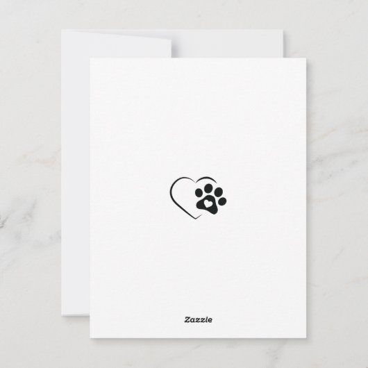 Fijne vakantie Schattigee poedelhond Feestdagenkaart (Achterkant)