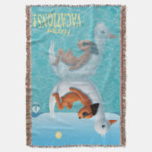 Fijne vakanties! Deken (Voorkant Verticaal)