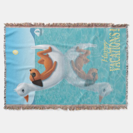 Fijne vakanties! Deken (Voorkant)