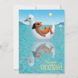 Fijne vakanties! feestdagenkaart