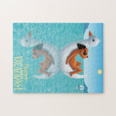 Fijne vakanties! legpuzzel (Horizontaal)