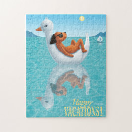 Fijne vakanties! legpuzzel