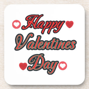 Fijne Valentiendag voor cadeau Bier Onderzetter