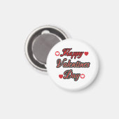 Fijne Valentiesdag voor cadeau Magneet (Voorkant / Achterkant)