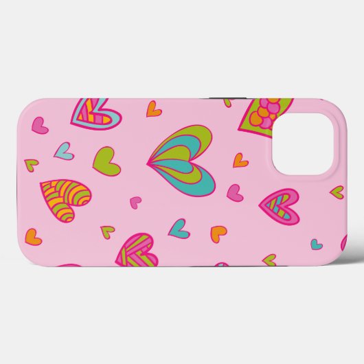 Fijne valentijn 2023 met hartliefde Case-Mate iPhone case (Achterkant (horizontaal))