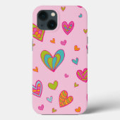 Fijne valentijn 2023 met hartliefde Case-Mate iPhone case (Achterkant)