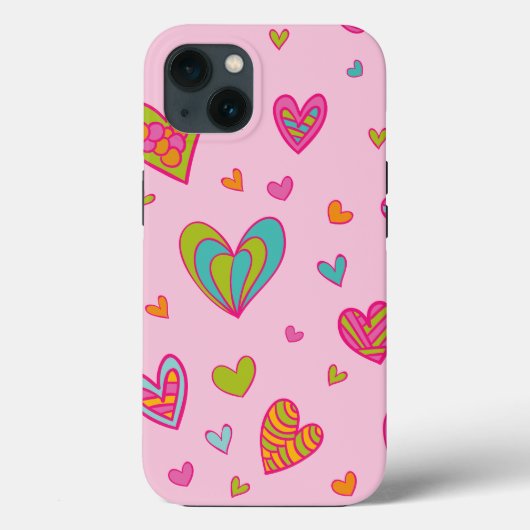 Fijne valentijn 2023 met hartliefde Case-Mate iPhone case (Achterkant)