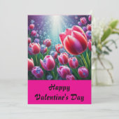 Fijne Valentijn 4 Feestdagenkaart (Staand voorkant)