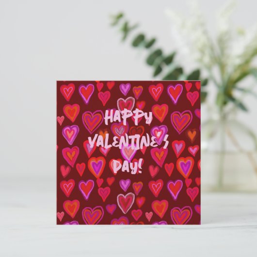 Fijne Valentijn Dag! (Staand voorkant)