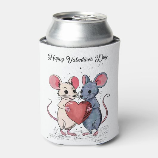 Fijne Valentijn Dag Blikjeskoeler (Blikje Voorkant)