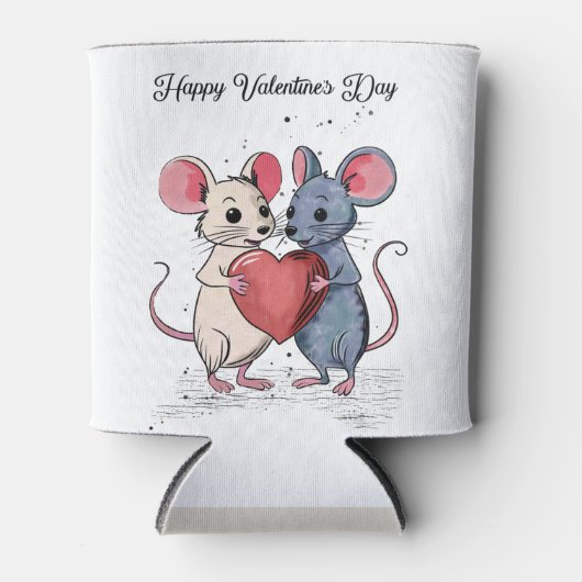 Fijne Valentijn Dag Blikjeskoeler (Voorkant)