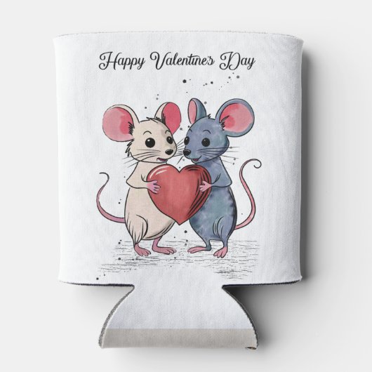 Fijne Valentijn Dag Blikjeskoeler (Achterkant)