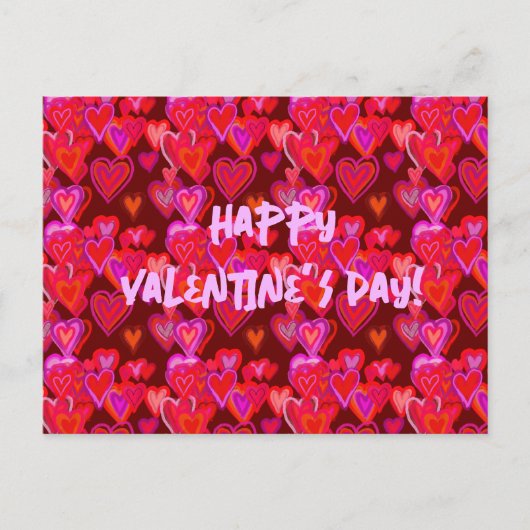 Fijne Valentijn Dag! Briefkaart (Voorkant)