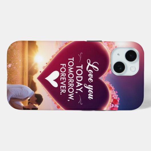 Fijne Valentijn Dag Case-Mate iPhone Case (Achterkant (horizontaal))