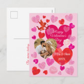 Fijne Valentijn Dag Feestdagenkaart (Voorkant / Achterkant)