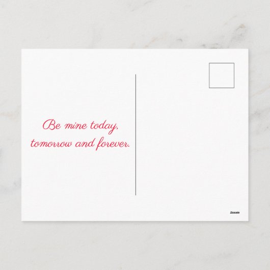 Fijne Valentijn Dag Feestdagenkaart (Achterkant)