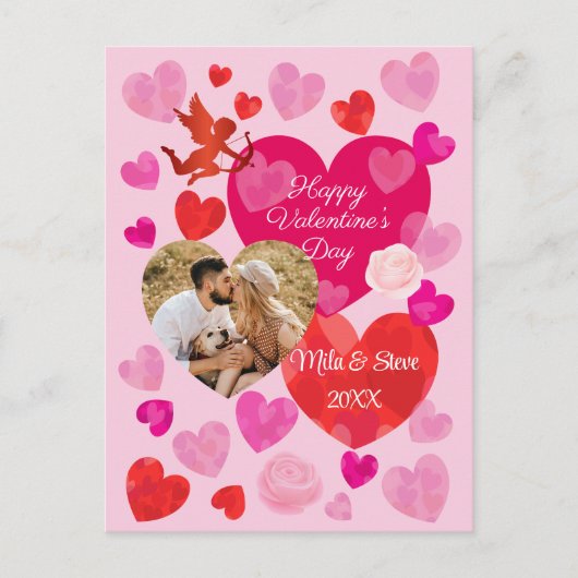 Fijne Valentijn Dag Feestdagenkaart (Voorkant)