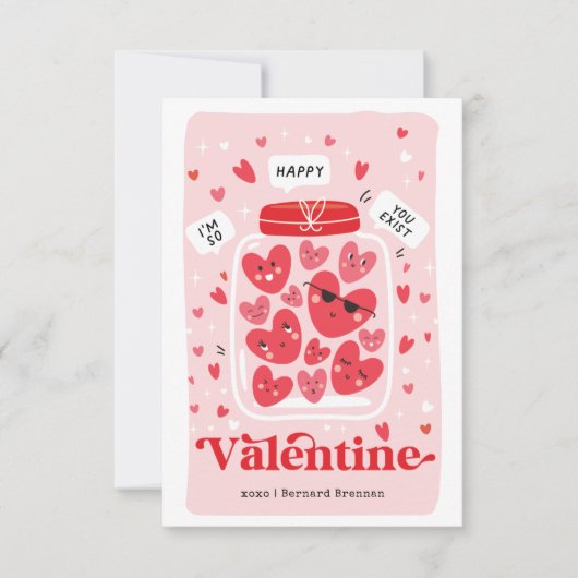 Fijne Valentijn dag fotokaart Kaart (Voorkant)