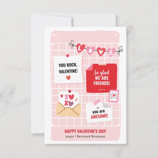 Fijne Valentijn dag fotokaart Kaart (Voorkant)