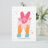 Fijne Valentijn dag fotokaart Kaart (Staand voorkant)