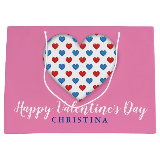 Fijne Valentijn Dag Groot Cadeauzakje (Voorkant)