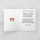 Fijne Valentijn dag, Kaart van papa en Baby, (Binnen)