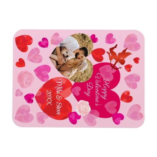 Fijne Valentijn Dag Magneet (Horizontaal)