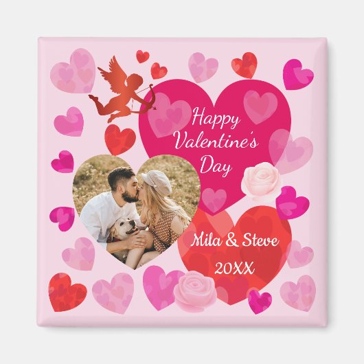 Fijne Valentijn Dag Magneet (Voorkant)