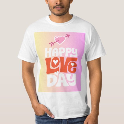 Fijne Valentijn Dag T-shirt (Voorkant)