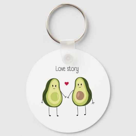 Fijne Valentijnsdag 2023 Funny Afbeelding Cute Sleutelhanger (Voorkant)