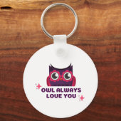 Fijne Valentijnsdag 2023 - Grappig liefdesAfbeeldi Sleutelhanger (Voorkant)