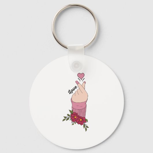 Fijne Valentijnsdag 2023 - Liefde Afbeeldingen Mod Sleutelhanger (Voorkant)