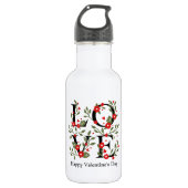 Fijne Valentijnsdag 2024 - Liefde Afbeeldingen Sti Waterfles (Voorkant)