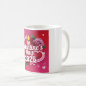Fijne Valentijnsdag 2025 Koffiemok (Voorkant rechts)