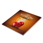 Fijne Valentijnsdag 4 Tegel Tegeltje (Zijkant)