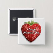 Fijne Valentijnsdag 8 Button (Voorkant /achterkant)