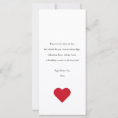 Fijne Valentijnsdag aan een vriend Flat Kaart (Achterkant)