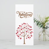 Fijne Valentijnsdag aan een vriend Flat Kaart (Staand voorkant)