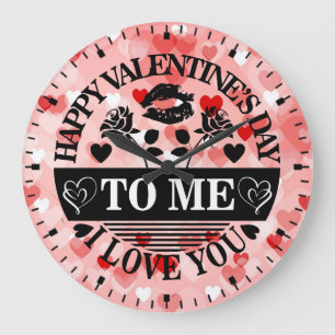 Fijne Valentijnsdag Aan Mijzelf Ik Hou Van Jou-587 Grote Klok