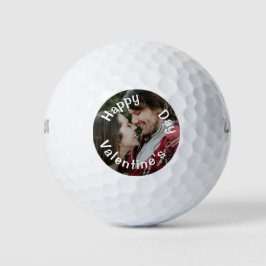 Fijne Valentijnsdag Aangepaste foto Golfballen