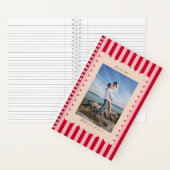 Fijne Valentijnsdag aangepaste foto moderne Notitieboek (Binnen)