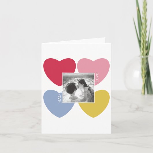 Fijne valentijnsdag - aangepaste fotocollage (Voorkant)