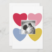 Fijne valentijnsdag - aangepaste fotocollage kaart (Voorkant / Achterkant)