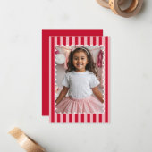 Fijne Valentijnsdag aangepaste moderne foto Notitiekaartje (Voorkant / Achterkant in situ)