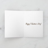 Fijne Valentijnsdag Aangepaste naam Feestdagen Kaart (Binnen)