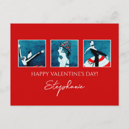 Fijne Valentijnsdag.  art deco Feestdagenkaart