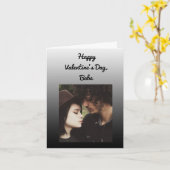 Fijne Valentijnsdag baby, voeg je eigen foto toe Kaart (Gele Bloem)